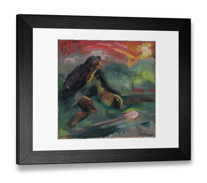 Framed Print : Dawn, 1941. Creator: Arnold Peter Weisz-Kubincan