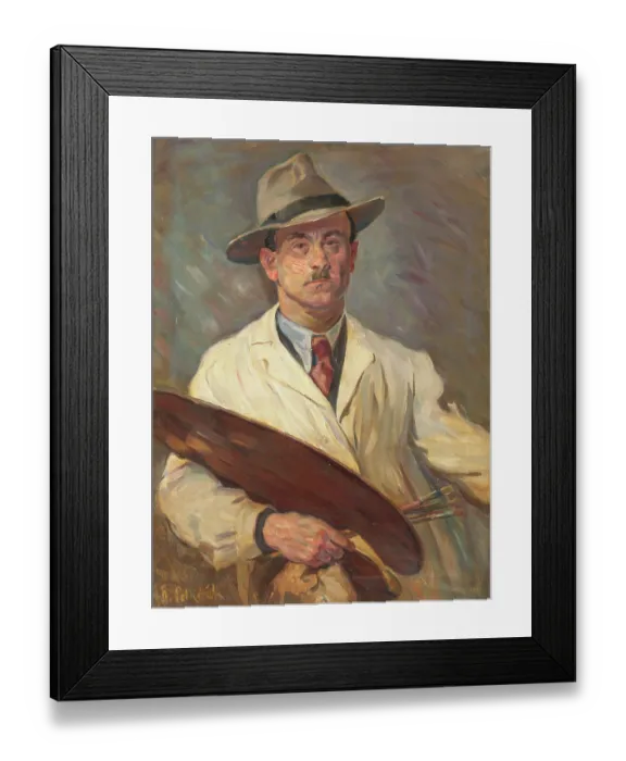 Framed Print : Self-Portrait