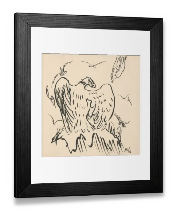 Framed Print : Sketch Of Eagles Framed Print : Sketch Of Eagles