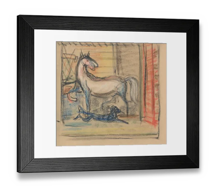 Framed Print : In The Stable Framed Print : In The Stable