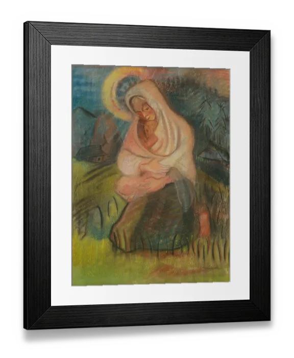 Framed Print : Mother With Child Framed Print : Mother With Child