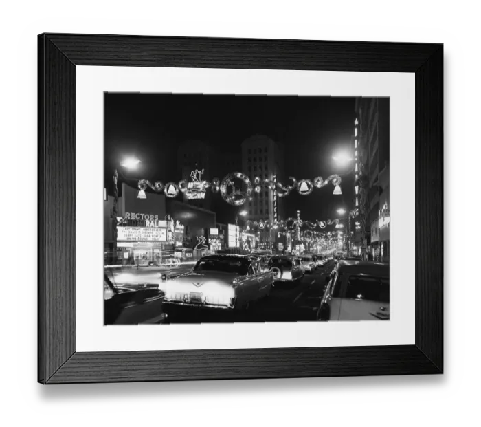 Framed Print : Christmas In Hollywood Framed Print : Christmas In Hollywood