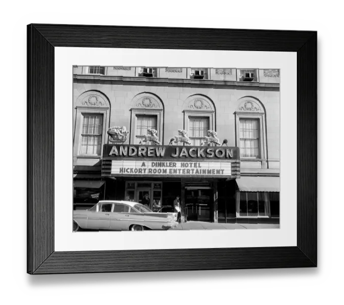 Framed Print : Andrew Jackson Hotel In Nashville Tennessee Framed Print : Andrew Jackson Hotel In Nashville Tennessee