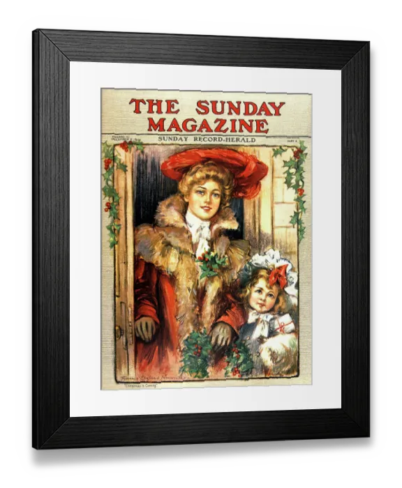 Framed Print : 1900s 1904 COVER SUNDAY Framed Print : 1900s 1904 COVER SUNDAY