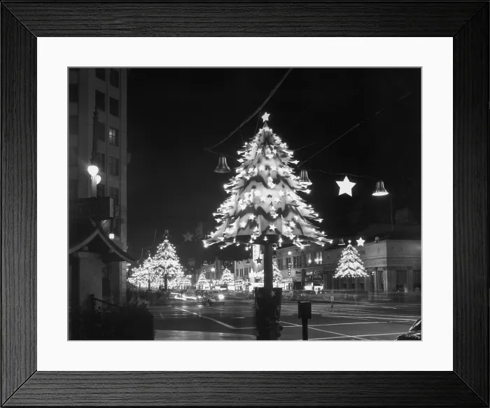 Framed Print : Christmas Lights Framed Print : Christmas Lights
