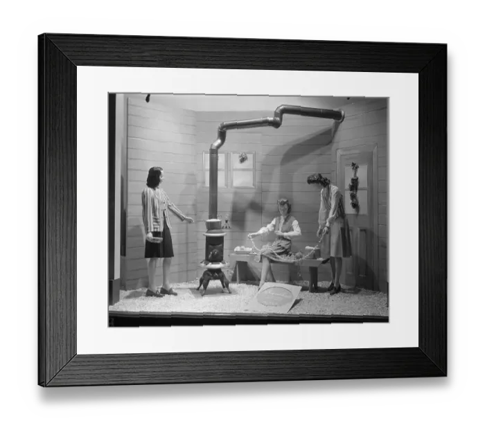 Framed Print : Window Display At Marshall Field & Company Framed Print : Window Display At Marshall Field & Company