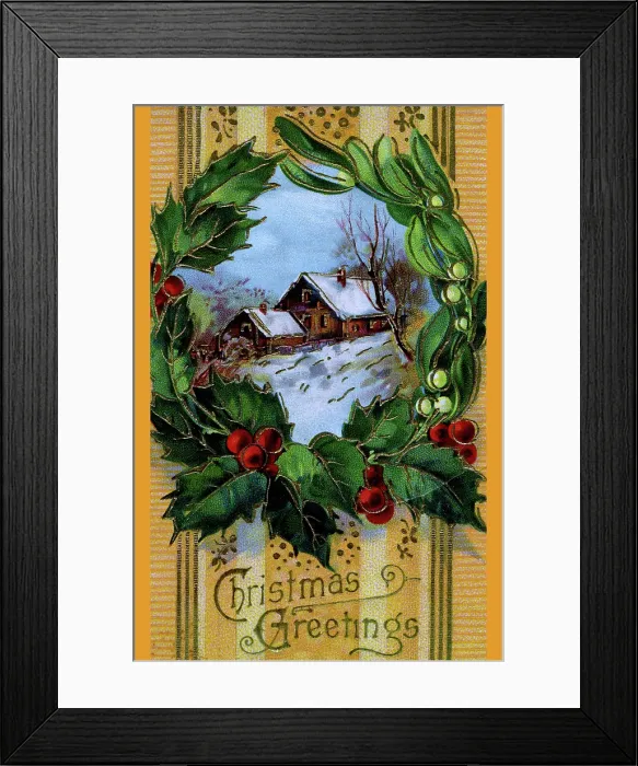 Framed Print : Christmas Greetings