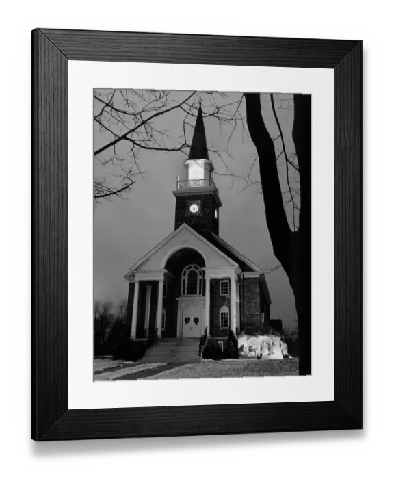 Framed Print : CHRISTMAS NATIVITY SCENE OUTSIDE CHURCH Framed Print : CHRISTMAS NATIVITY SCENE OUTSIDE CHURCH
