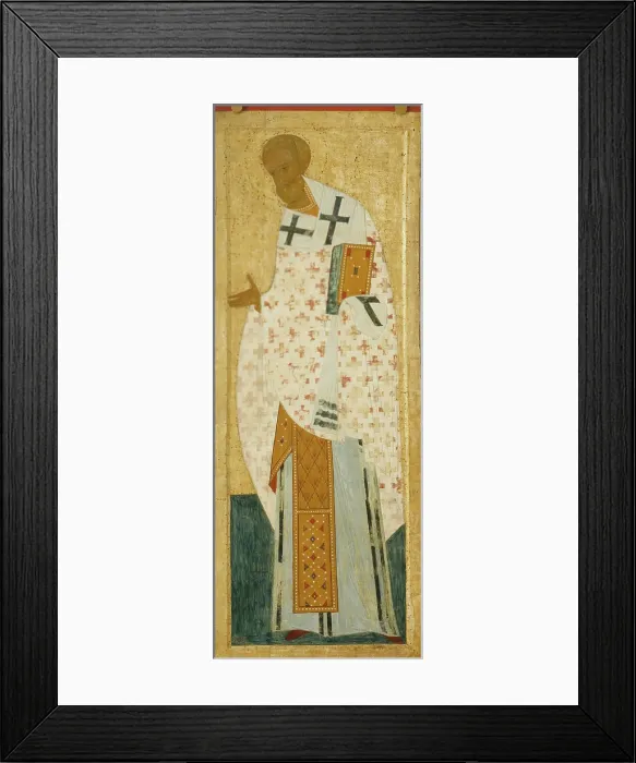 Framed Print : Saint Nicholas, ca 1502. Artist: Dionysius (ca. 1450-before 1508) Framed Print : Saint Nicholas, ca 1502. Artist: Dionysius (ca. 1450-before 1508)