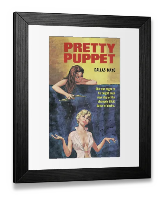 Framed Print : Pretty Puppet Framed Print : Pretty Puppet