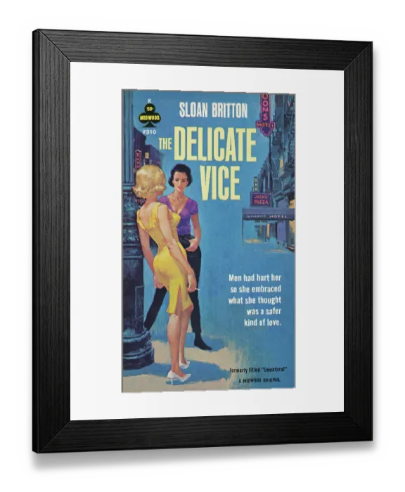 Framed Print : The Delicate Vice Framed Print : The Delicate Vice