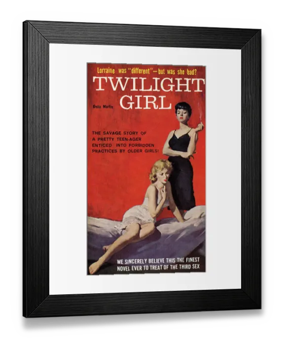 Framed Print : Twilight Girl Framed Print : Twilight Girl