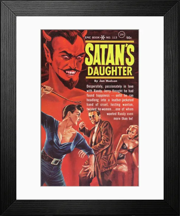 Framed Print : Satan's Daughter Framed Print : Satan's Daughter