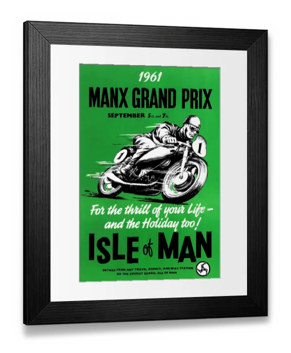 Framed Print : 1961 Manx Grand Prix Framed Print : 1961 Manx Grand Prix