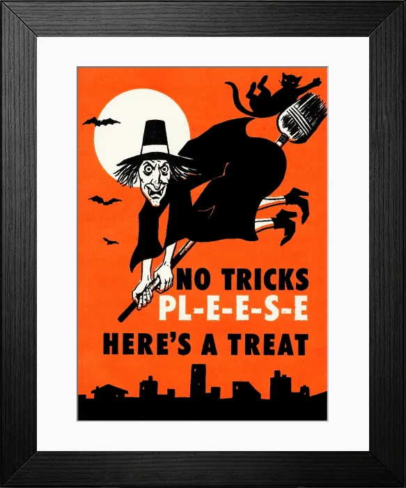 Framed Print : No Tricks PL-E-E-S-E