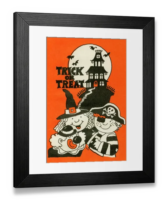 Framed Print : Trick or Treat - Haunted Home Framed Print : Trick or Treat - Haunted Home