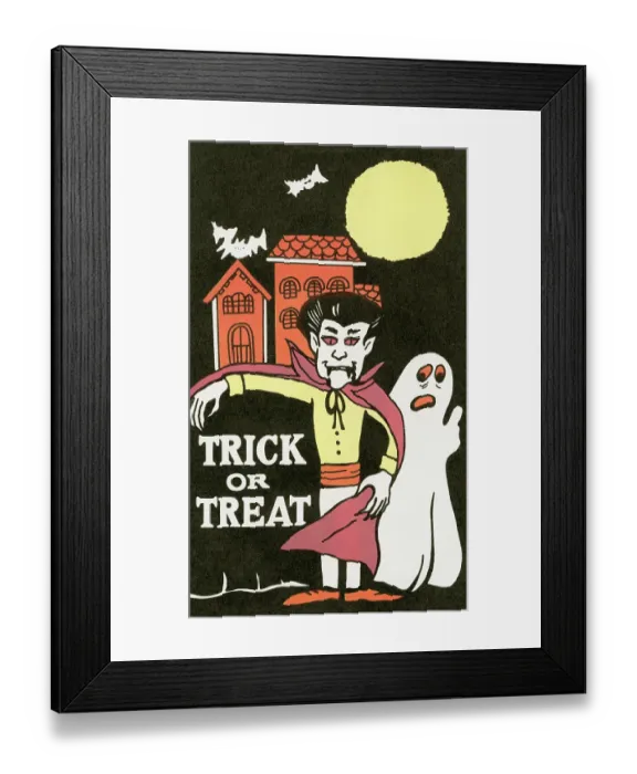 Framed Print : Trick or Treat -Vampire Framed Print : Trick or Treat -Vampire
