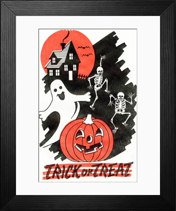 Framed Print : Trick or Treat - Dead Party Framed Print : Trick or Treat - Dead Party