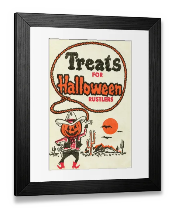 Framed Print : Treats for Halloween Rustlers Framed Print : Treats for Halloween Rustlers