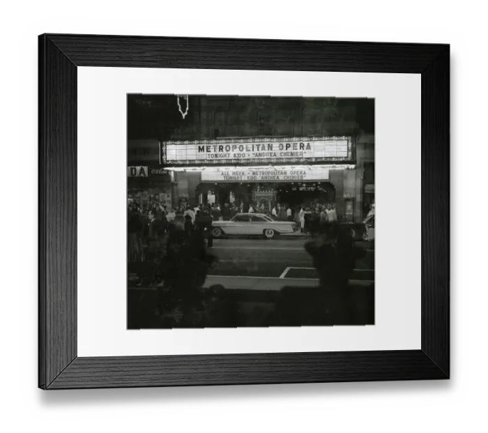 Framed Print : Metropolitan Opera