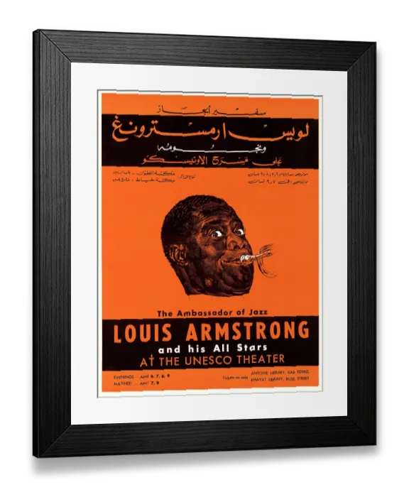 Framed Print : The Ambassador of Jazz Framed Print : The Ambassador of Jazz