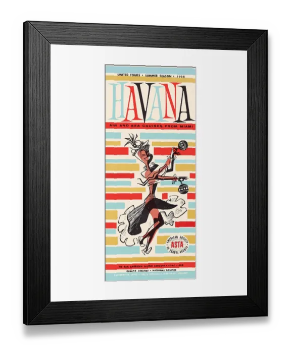 Framed Print : Havana; Air and Sea Cruises from Miami Framed Print : Havana; Air and Sea Cruises from Miami