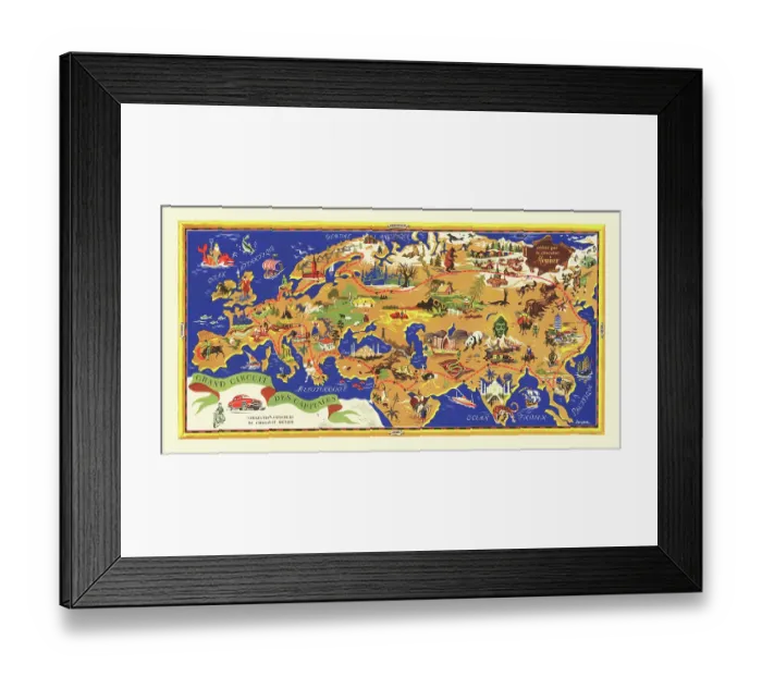Framed Print : Grand Circuit des Capitales Framed Print : Grand Circuit des Capitales
