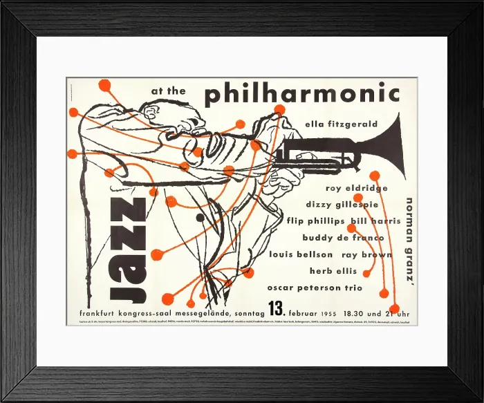 Framed Print : Jazz at the Philharmonic Framed Print : Jazz at the Philharmonic
