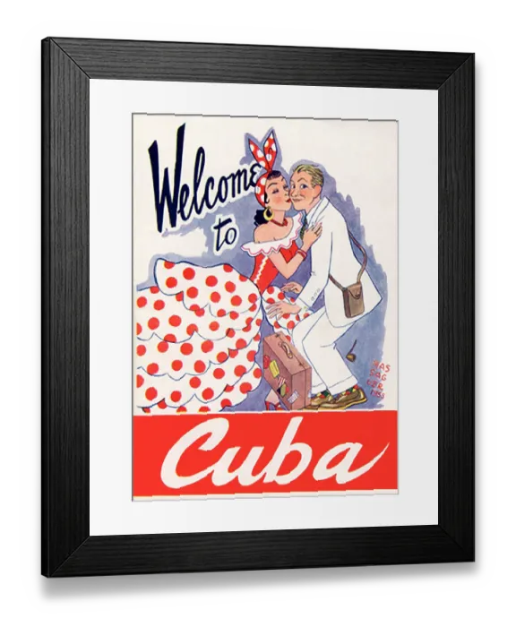 Framed Print : Welcome to Cuba