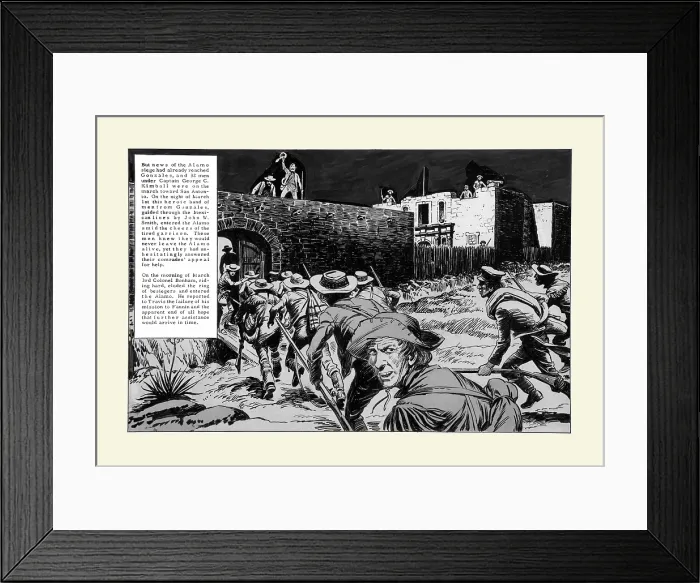 Framed Print : Captain Kimball's Men Arrive Framed Print : Captain Kimball's Men Arrive