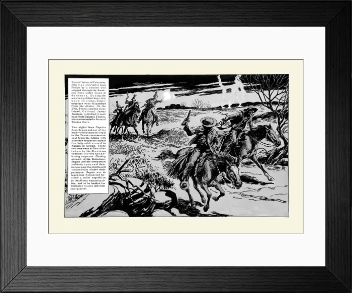 Framed Print : The Courier Escapes Framed Print : The Courier Escapes
