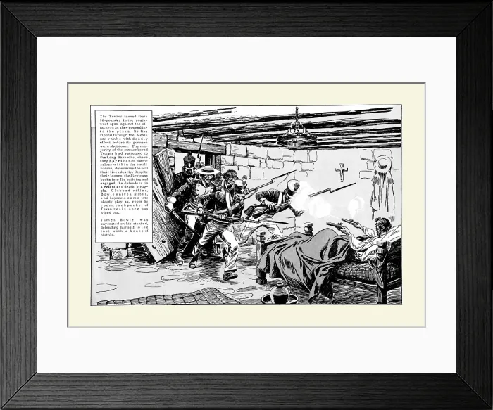 Framed Print : Bowie Attacked in Bed Framed Print : Bowie Attacked in Bed