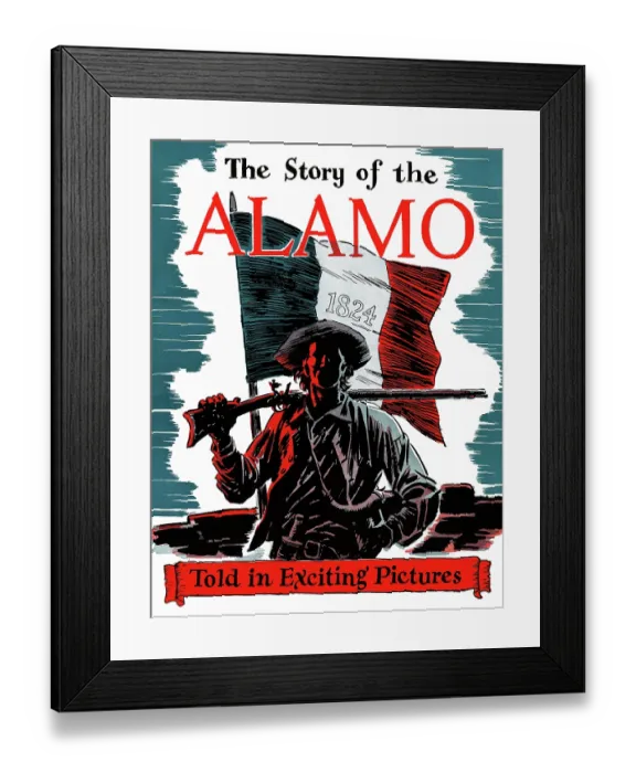 Framed Print : The Story of the Alamo Framed Print : The Story of the Alamo