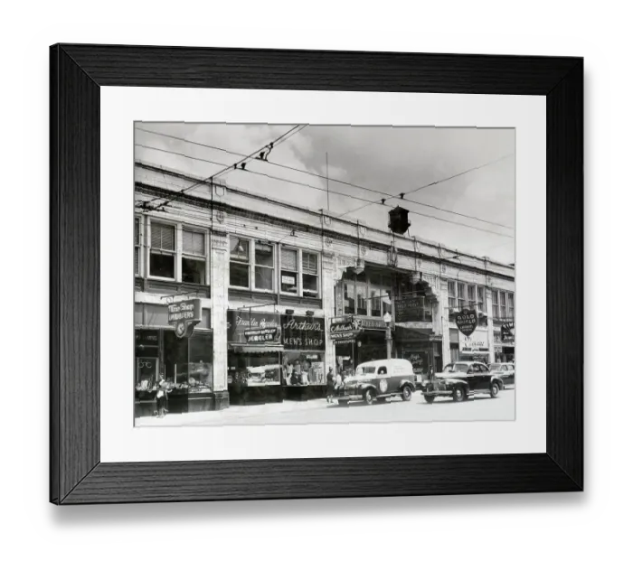 Framed Print : Peachtree Arcade Framed Print : Peachtree Arcade