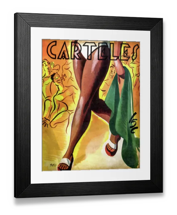 Framed Print : Carteles: Legs Framed Print : Carteles: Legs