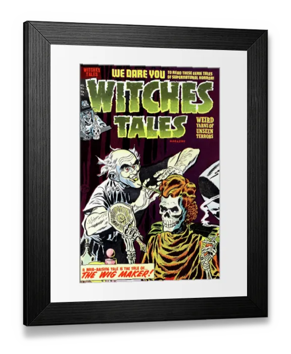 Framed Print : Witches Tales #23 The Wig Maker! Framed Print : Witches Tales #23 The Wig Maker!