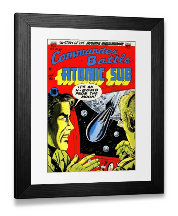 Framed Print : Commander Battle and the Atomic Sub #3
