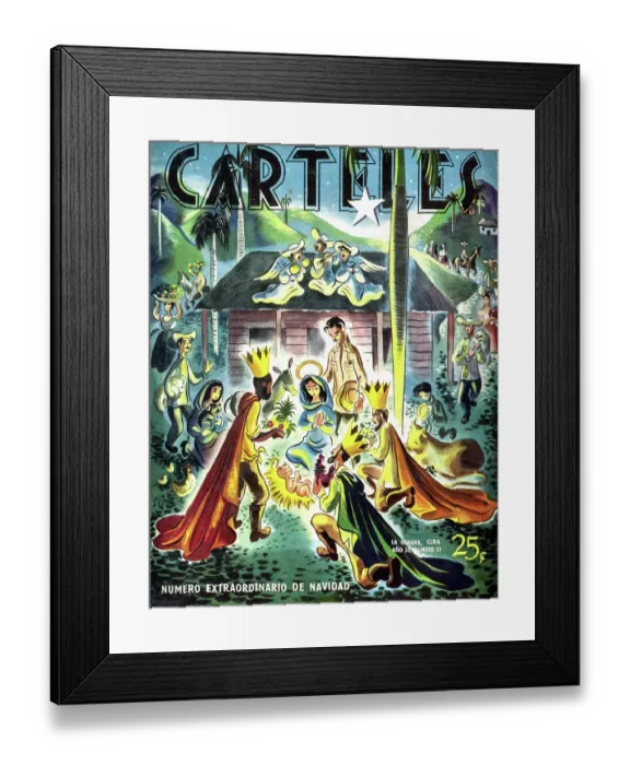 Framed Print : Carteles: Numero Extraordinario de Navidad Framed Print : Carteles: Numero Extraordinario de Navidad