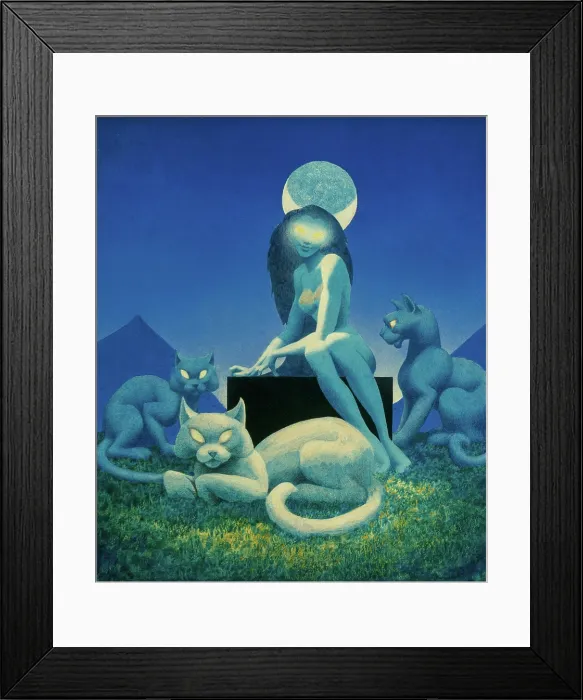 Framed Print : Dark of the Moon Framed Print : Dark of the Moon