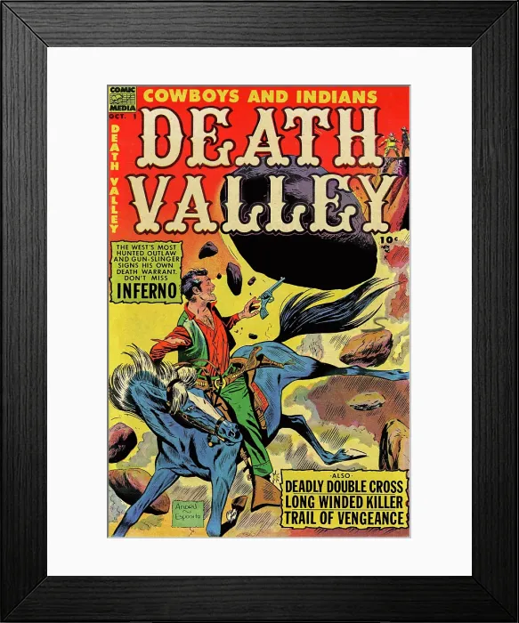 Framed Print : Billy the Kid 'Inferno Framed Print : Billy the Kid 'Inferno