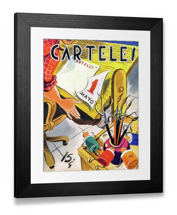 Framed Print : Carteles: Deadlines Framed Print : Carteles: Deadlines