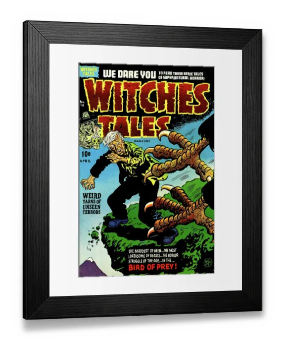 Framed Print : Witches Tales #18 Bird of Prey Framed Print : Witches Tales #18 Bird of Prey