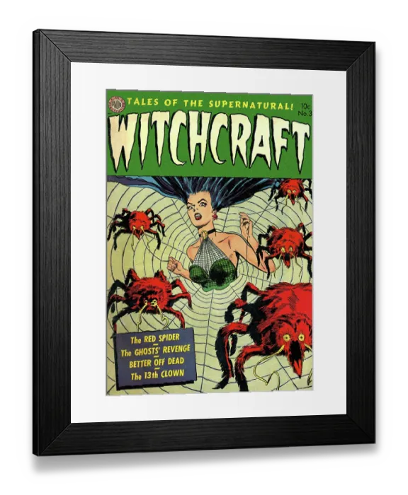 Framed Print : Witchcraft #3 The Red Spider
