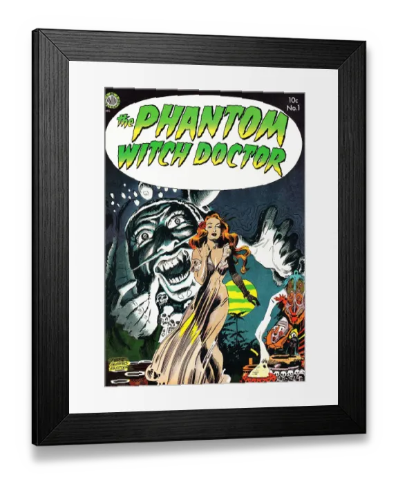 Framed Print : The Phantom Witch Doctor Framed Print : The Phantom Witch Doctor