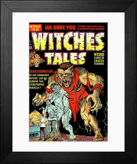 Framed Print : Witches Tales #14 Transformation Framed Print : Witches Tales #14 Transformation