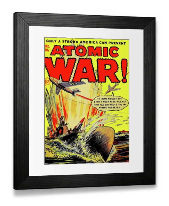 Framed Print : Atomic War No. 2 Framed Print : Atomic War No. 2