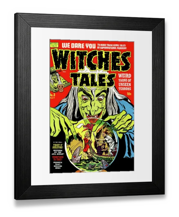 Framed Print : Witches Tales #3 Framed Print : Witches Tales #3