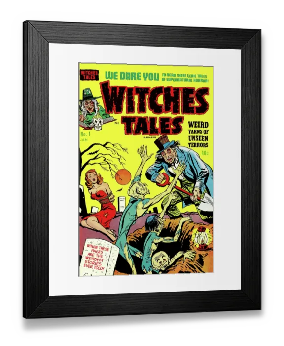 Framed Print : Witches Tales #1 Framed Print : Witches Tales #1