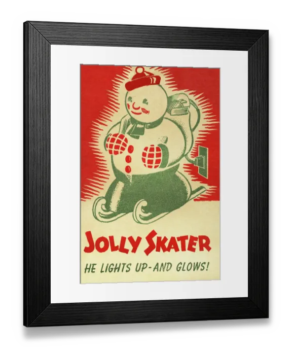 Framed Print : Jolly Skater Framed Print : Jolly Skater