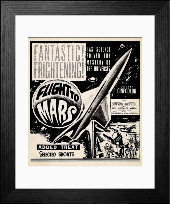 Framed Print : Flight to Mars Framed Print : Flight to Mars